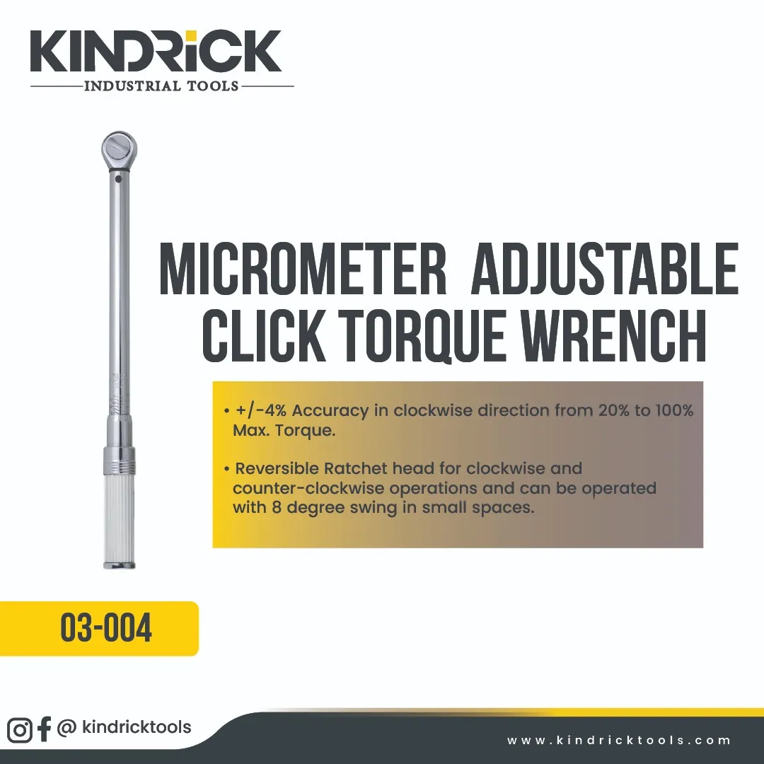 Micrometer Adjustable Click Torque Wrench Supplier in Dubai UAE Micrometer Adjustable Click Torque Wrench Supplier in Dubai