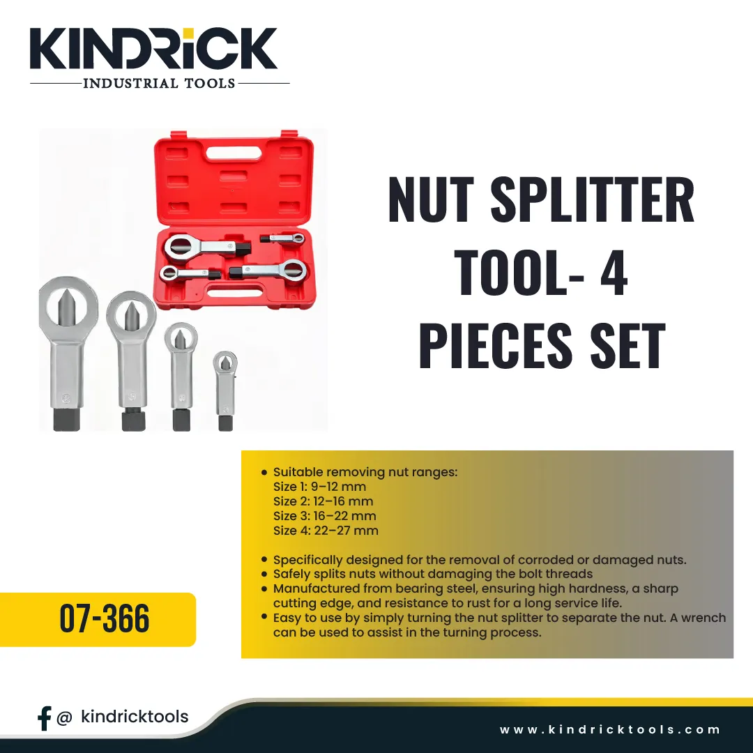 Nut Splitter Tool Pieces Set Supplier in Dubai
